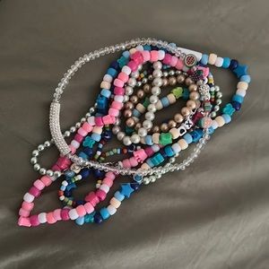 fun beaded necklaces/ bracelets, handmade